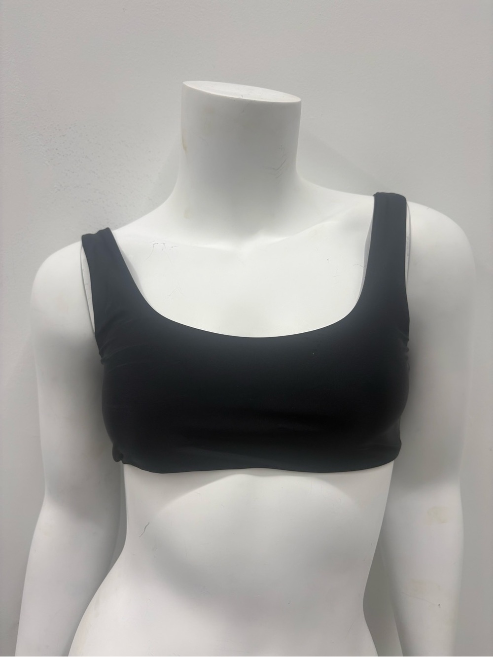 Jade Swim Black Scoop Bikini Top